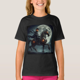 Halloween Steampunk Paard zonder Hoofd T-shirt