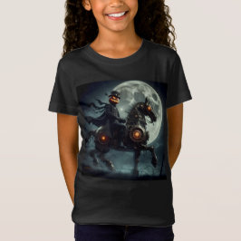 Halloween Steampunk Paard zonder Hoofd T-shirt