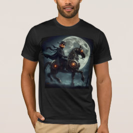 Halloween Steampunk Paard zonder Hoofd T-shirt