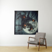 Halloween Steampunk Paard zonder Hoofd Wandkleed (In Situ (horizontaal))