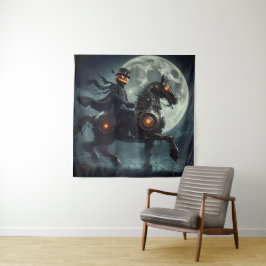 Halloween Steampunk Paard zonder Hoofd Wandkleed