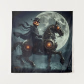 Halloween Steampunk Paard zonder Hoofd Wandkleed (Voorkant)