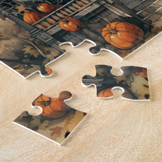 Halloween Steampunk Puzzel Legpuzzel (Zijkant)