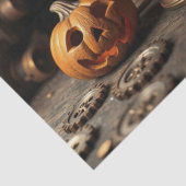 Halloween Steampunk Schedel Tissuepapier (Detail)