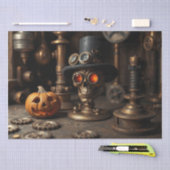 Halloween Steampunk Schedel Tissuepapier (Craft)