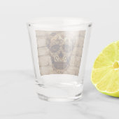 Halloween Steampunk Shot Glass Glas (Achterkant)