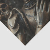 Halloween Steampunk Skelet Tissuepapier (Detail)