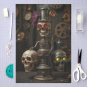Halloween Steampunk Skelet Tissuepapier (Craft)