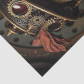 Halloween Steampunk Skelet Tissuepapier (Detail)