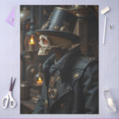 Halloween Steampunk Skelet Tissuepapier (Craft)