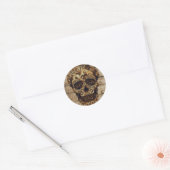 Halloween Steampunk Skeleton Stickers (Envelop)