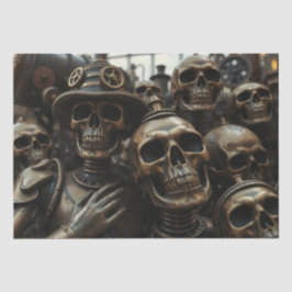 Halloween Steampunk Skeleton Tissuepapier