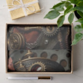 Halloween Steampunk Skeleton Tissuepapier (Geschenk)