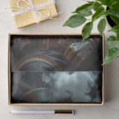 Halloween Steampunk Skeleton Tissuepapier (Geschenk)