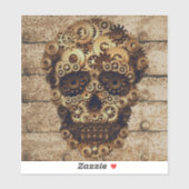 Halloween Steampunk Skeleton Vinyl Sticker (Vel)