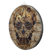 Halloween Steampunk Skull Dartboard Dartbord (Voorkant Rechts)
