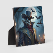 Halloween Steampunk Southern Gentleman Zombie Fotoplaat (Voorkant)