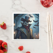 Halloween Steampunk Southern Gentleman Zombie Servet (Insitu)