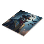 Halloween Steampunk Southern Gentleman Zombie Tegeltje (Zijkant)