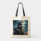 Halloween Steampunk Southern Gentleman Zombie Tote Bag (Achterkant)