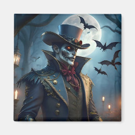 Halloween Steampunk Southern Gothic Zombie Magneet
