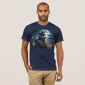 Halloween Steampunk Southern Gothic Zombie T-shirt (Voorkant volledig)