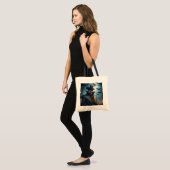 Halloween Steampunk Southern Gothic Zombie Tote Bag (Voorkant (model))