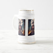 Halloween Steampunk Vampire Zombie Bierpul (Voorkant links)