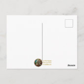 Halloween Steampunk Vampire Zombie Briefkaart (Achterkant)