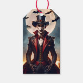 Halloween Steampunk Vampire Zombie Cadeaulabel (Voorkant)