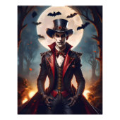 Halloween Steampunk Vampire Zombie Foto Afdruk (Voorkant)