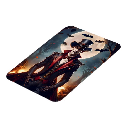 Halloween Steampunk Vampire Zombie Magneet (Linkerzijde)