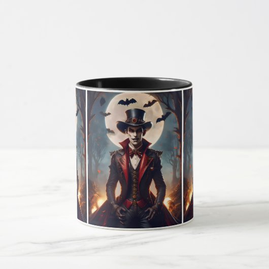 Halloween Steampunk Vampire Zombie Mok (Midden)