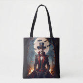 Halloween Steampunk Vampire Zombie Tote Bag (Voorkant)