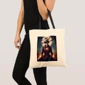 Halloween Steampunk Vampire Zombie Tote Bag (Voorkant (product))