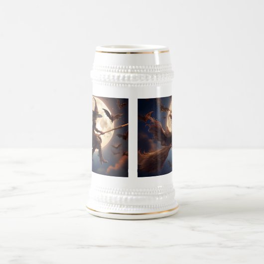 Halloween Steampunk Witch Moonlight Flight Bierpul (Center)