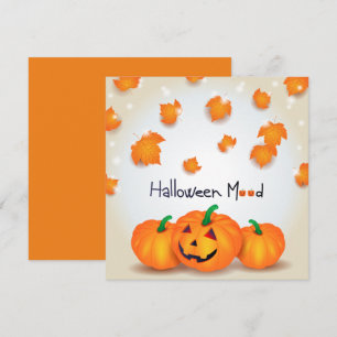 Halloween Stemming Feestdagenkaart