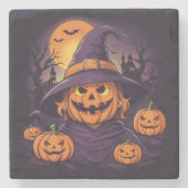 Halloween - stenen onderzetter (Voorkant)