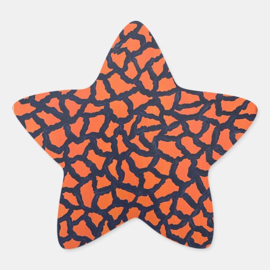 Halloween Ster Sticker (Voorkant)
