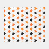 Halloween sterren fleece deken (Voorkant (Horizontaal))