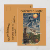  Halloween Sterrennacht Briefkaart (Voorkant / Achterkant)