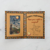  Halloween Sterrennacht Kaart (Binnen)