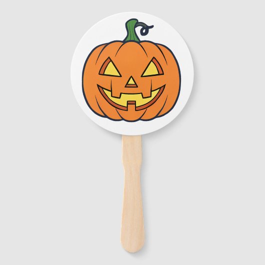 Halloween Stick Faces - Dubbelzijdige Party Props Handwaaier (Voorkant)