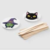 Halloween Stick Faces - Dubbelzijdige Party Props Handwaaier (Niet-gemonteerd)