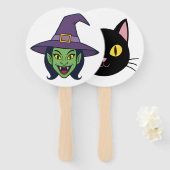Halloween Stick Faces - Dubbelzijdige Party Props Handwaaier (Voorkant en achterkant)