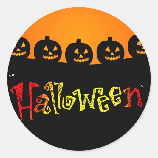 Halloween Sticker (Voorkant)