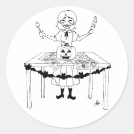 Halloween sticker