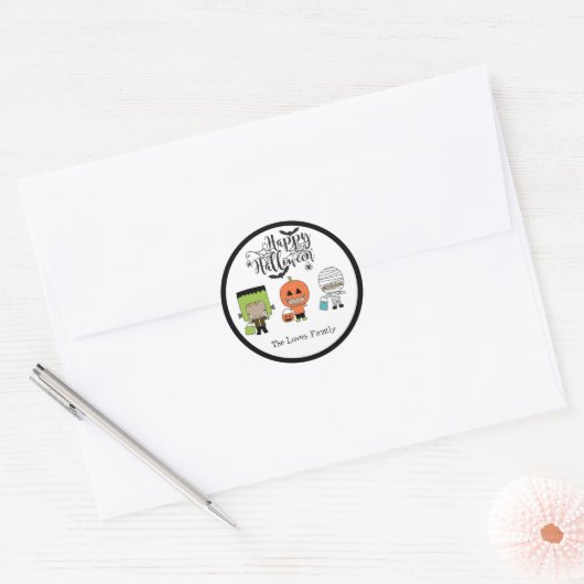 Halloween Sticker (Envelop)