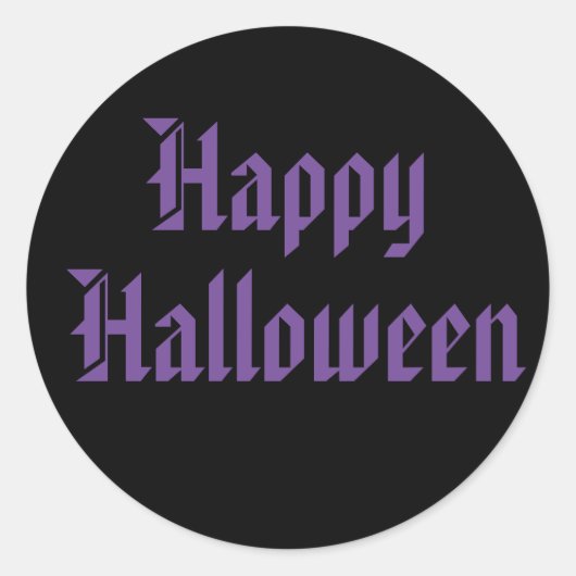 Halloween Sticker (Voorkant)