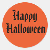 Halloween Sticker (Voorkant)